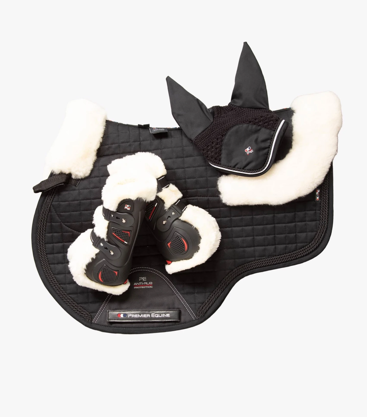 Techno Wool Tendon Boots Techno Wool Tendon Boots -Premier Equine Store techno wool tendon boots 1039mblk 604722