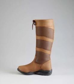 Vallenia Ladies Waterproof Country Boot -Premier Equine Store vallenia country boot brown 3